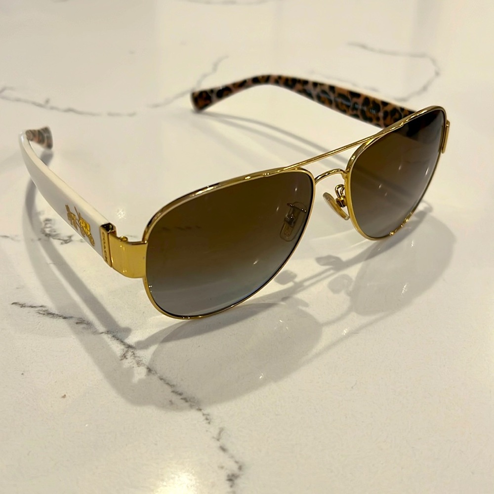 Coach Polarized Sunglasses Women Aviator